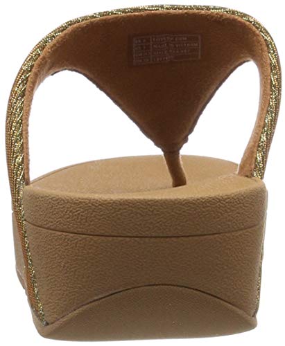 FitFlop Lottie Glitzy, Sneaker Mujer, Dorado (Artisan Gold 667), 40 EU