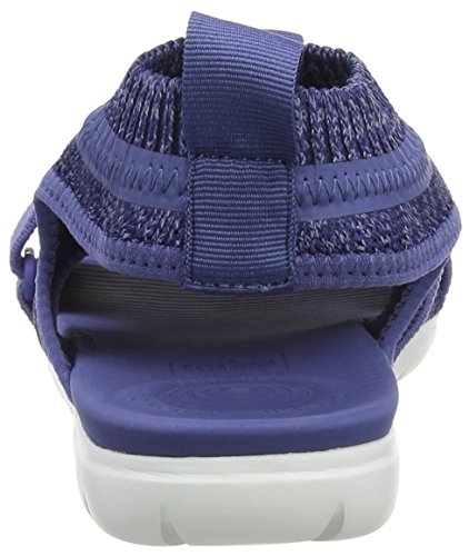 FitFlop Uberknit Back-Strap Sandals, Sandalia con Pulsera para Mujer, Azul (Indian Blue/Powder Blue 564), 37 EU