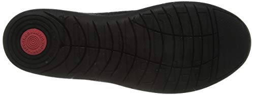 FitFlop Uberknit Slip-On Ballerina, Bailarinas con Punta Cerrada Mujer, Black (All Black 090), 38 EU