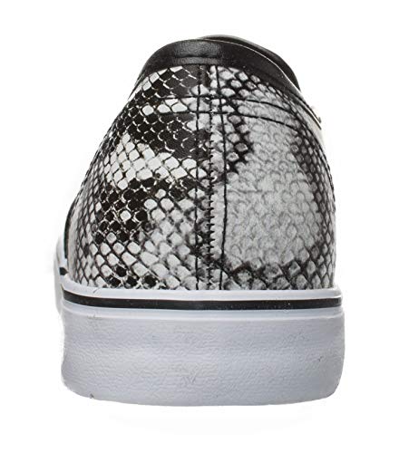 Fitters Footwear That Fits Damas Zapato Deportivo Carla sintético Zapatilla con patrón de Serpiente (43 EU, Blanco)