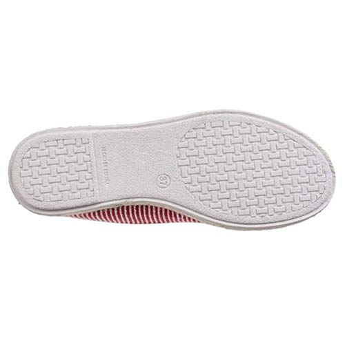 Flossy - Bailarinas Sabroso de Esparto para Mujer señora (41 EU) (Rojo)