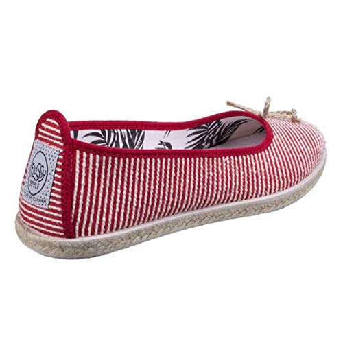 Flossy - Bailarinas Sabroso de Esparto para Mujer señora (41 EU) (Rojo)