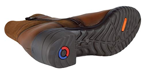 FLUCHOS 9810 Botin Piel Tacon Mujer - 41 EU - Marron