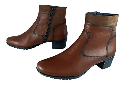 FLUCHOS 9810 Botin Piel Tacon Mujer - 41 EU - Marron
