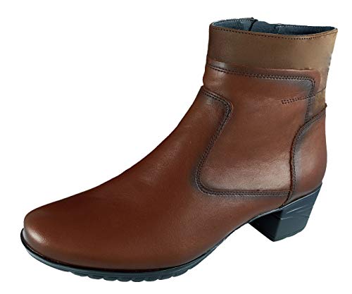 FLUCHOS 9810 Botin Piel Tacon Mujer - 41 EU - Marron