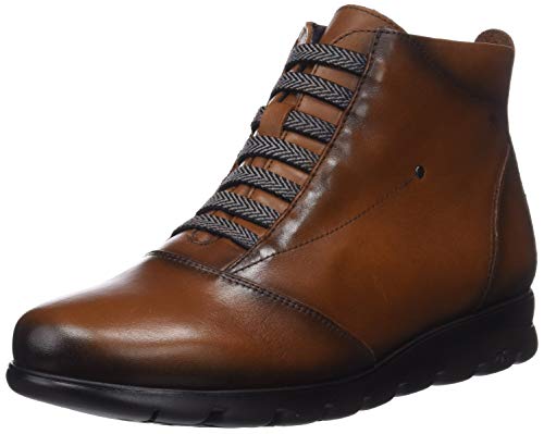 Fluchos | Botín de Mujer | Susan F0356 Sugar Cuero Botines | Botín de Piel de Vacuno de Primera Calidad | Cierre con Elásticos | Piso EVA