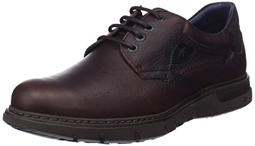 Fluchos Celtic, Zapatos de Cordones Derby para Hombre, Marrón (Grass Libano Combi 2 Libano), 42 EU