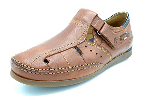 Fluchos Mariner 9882 Tornado libano - Sandalia de Piel con Plantilla Extraible (45 EU)