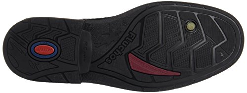 Fluchos | Mocasín de Hombre | Clipper 9578 Cidacos Negro Zapatos Confort | Mocasín de Piel de Ternera de Primera Calidad | Cierre con Elásticos | Piso de Goma Personalizado