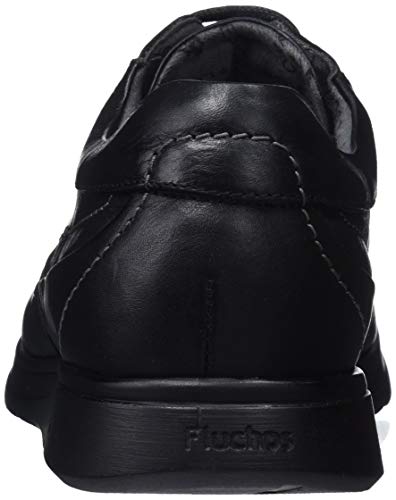 Fluchos New Professional, Zapatos de Trabajo Hombre, Negro (Sanotan Negro Negro), 43 EU