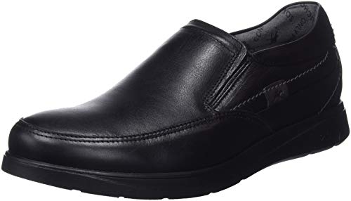 Fluchos New Professional, Zapatos de Trabajo para Hombre, Negro (Sanotan Negro Negro), 43 EU