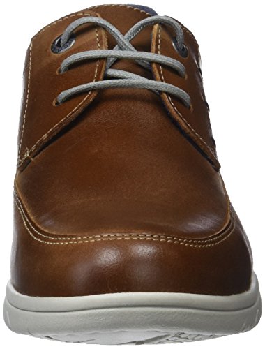 Fluchos Sumatra, Zapatos de Cordones Derby Hombre, Marrón (Brown), 42 EU