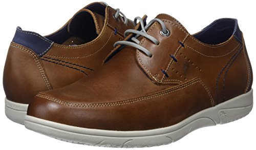 Fluchos Sumatra, Zapatos de Cordones Derby Hombre, Marrón (Brown), 42 EU