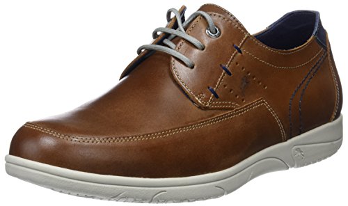Fluchos Sumatra, Zapatos de Cordones Derby Hombre, Marrón (Brown), 42 EU