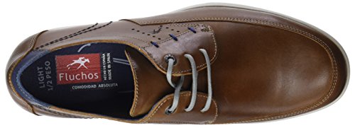 Fluchos Sumatra, Zapatos de Cordones Derby Hombre, Marrón (Brown), 42 EU