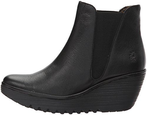 Fly London Botines Stezzano, Negro (Black 000), 42 EU