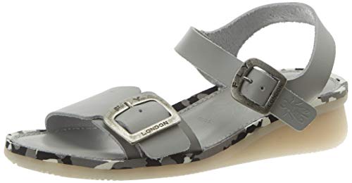 FLY London Comb230fly, Sandalias de Punta Descubierta, Gris (Cloud (Grey Mid Sole) 013), 35 EU