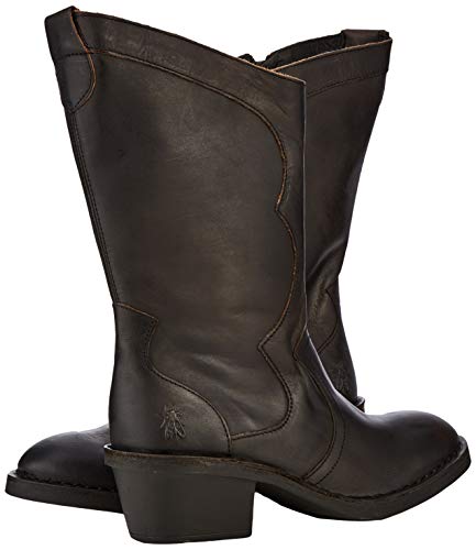 Fly London DUNE010FLY, Botas Camperas Mujer, Negro Negro Negro 000, 38 EU