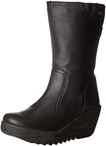 Fly London Gore-Tex YUPS061FLY, Botas Mujer, Negro (Black), 38 EU