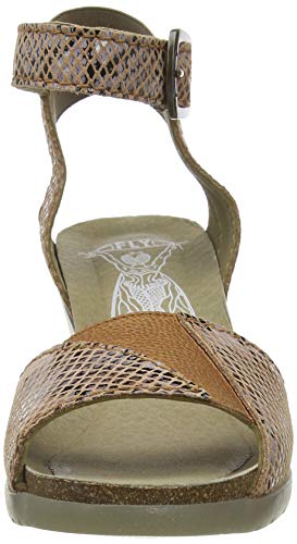 FLY London Imat455fly, Sandalia con Pulsera Mujer, Marrón (Tan/Cognac 010), 41 EU