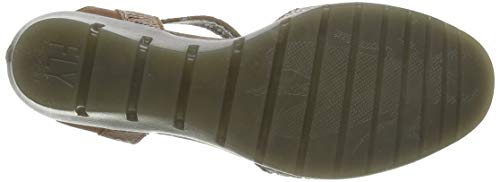 FLY London Imat455fly, Sandalia con Pulsera Mujer, Marrón (Tan/Cognac 010), 41 EU