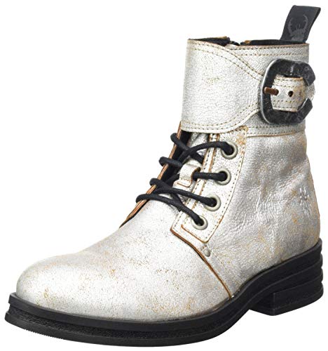 FLY LONDON KARA664FLY, Botas de Combate Mujer, Pearl, 36 EU