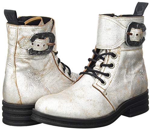 FLY LONDON KARA664FLY, Botas de Combate Mujer, Pearl, 36 EU