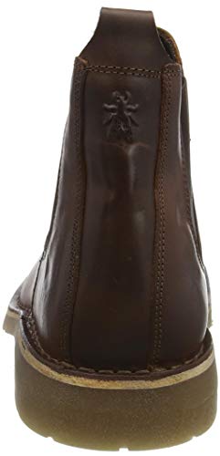FLY LONDON RONI040FLY, Botas Estilo Chelsea Hombre, Brandy, 41 EU