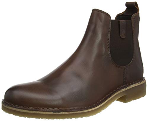 FLY LONDON RONI040FLY, Botas Estilo Chelsea Hombre, Brandy, 41 EU