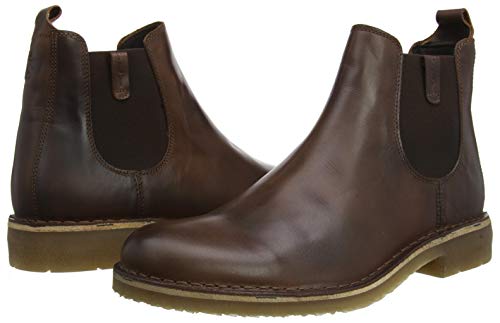 FLY LONDON RONI040FLY, Botas Estilo Chelsea Hombre, Brandy, 41 EU