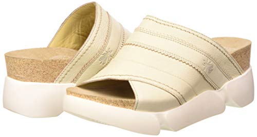 FLY London Suze582fly, Mules Mujer, Marfil (Offwhite 007), 38 EU