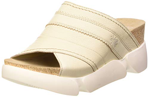 FLY London Suze582fly, Mules Mujer, Marfil (Offwhite 007), 38 EU