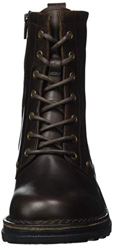 FLY LONDON THOR035FLY, Botas Cortas al Tobillo Mujer, DK. Brown, 38 EU
