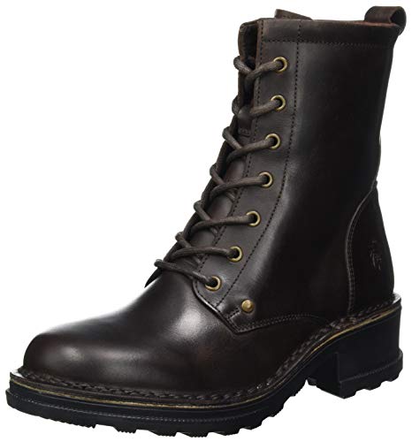 FLY LONDON THOR035FLY, Botas Cortas al Tobillo Mujer, DK. Brown, 38 EU