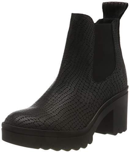 FLY LONDON TOPE520FLY, Botas Estilo Chelsea Mujer, Black, 40 EU