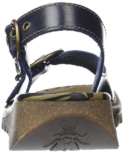 Fly London Tram723fly, Sandalias de Talón Abierto Mujer, Azul (Blue 013), 38 EU