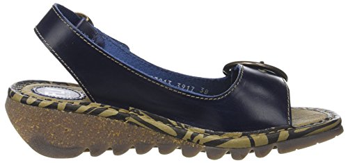 Fly London Tram723fly, Sandalias de Talón Abierto Mujer, Azul (Blue 013), 38 EU