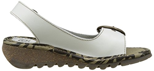 Fly London Tram723fly, Sandalias de Talón Abierto Mujer, Marfil (Offwhite 004), 39 EU