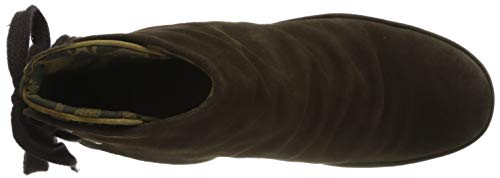 FLY LONDON Yama, Botas Cortas al Tobillo Mujer, Brown/Tan Black, 41 EU