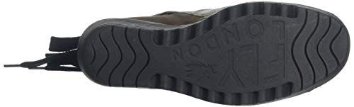 Fly London Yama, Botines, Gris (Grey/Grey 063), 35 EU
