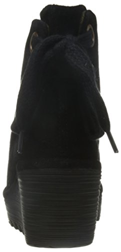 Fly London Yama, Botines plataforma para Mujer, Negro (Black 006), 38 EU