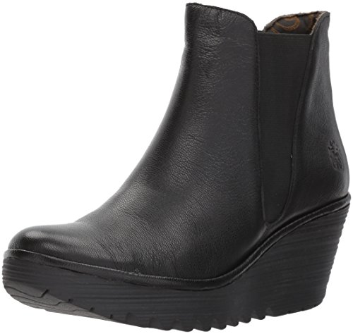 Fly London Yoss Botas Chelsea Mujer, Negro (Black 000), 41 EU (8 UK)