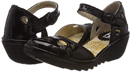 Fly London Yuna K, Bailarinas con Punta Cerrada Niñas, Negro (Black 036), 32 EU