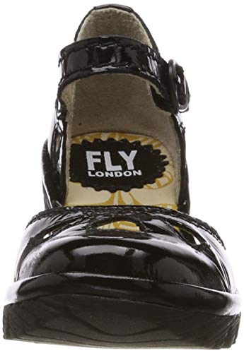 Fly London Yuna K, Bailarinas con Punta Cerrada Niñas, Negro (Black 036), 32 EU