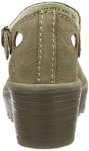 FLY London Yuna, Mujer, Verde Caqui 113, 41 EU