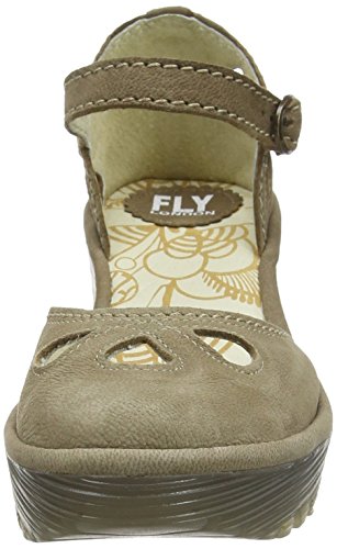 FLY London Yuna, Mujer, Verde Caqui 113, 41 EU
