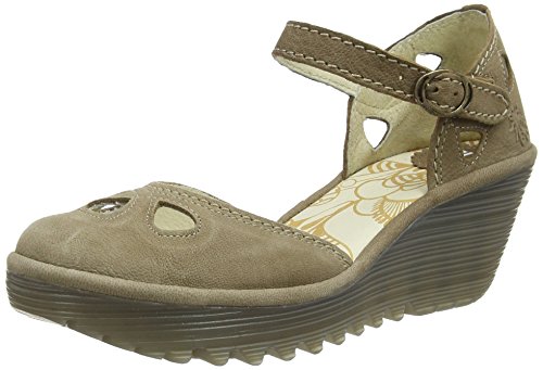 FLY London Yuna, Mujer, Verde Caqui 113, 41 EU