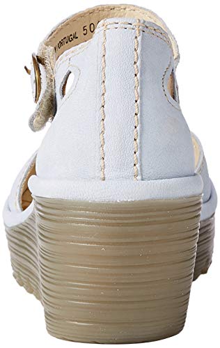 FLY London Yuna, Sandalias Punta Cerrada, Azul (Sky Blue 151), 34 EU