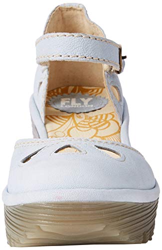 FLY London Yuna, Sandalias Punta Cerrada, Azul (Sky Blue 151), 34 EU