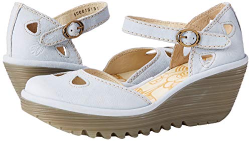 FLY London Yuna, Sandalias Punta Cerrada, Azul (Sky Blue 151), 34 EU